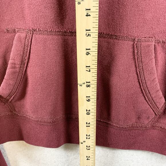 Abercrombie Fitch Womens Hoodie Sweatshirt 3D Spell Out Distressed Preppy Y2K - Picture 5 of 10